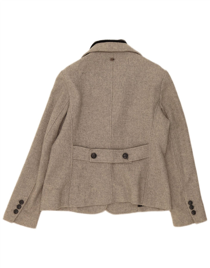 Marlboro Classics Womens Blazer Jacket UK 16 Large Grey Colourblock