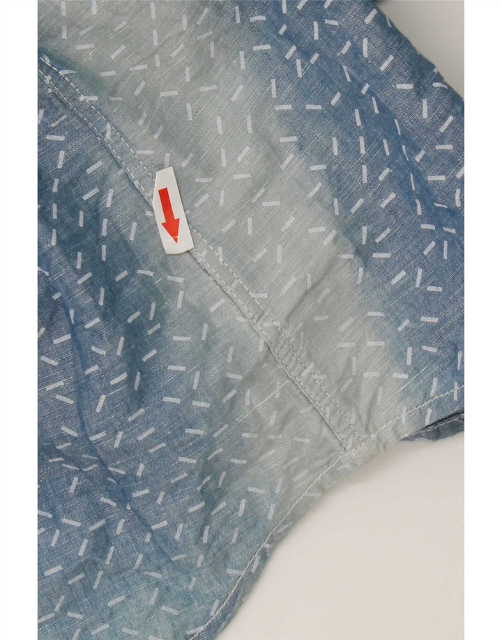 G-Star Chemise Homme XL Bleu Spotted Linen