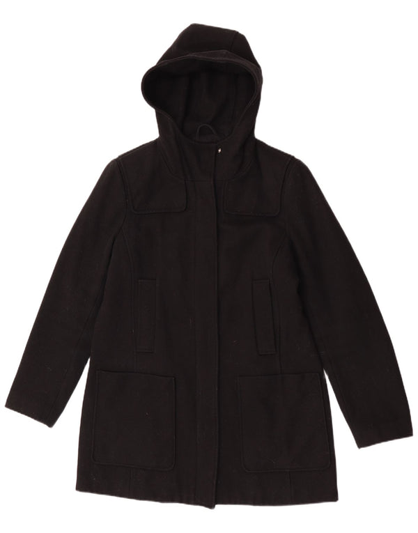Michael Kors Dame Hooded Parka Jacket UK 14 Medium Sort Uld