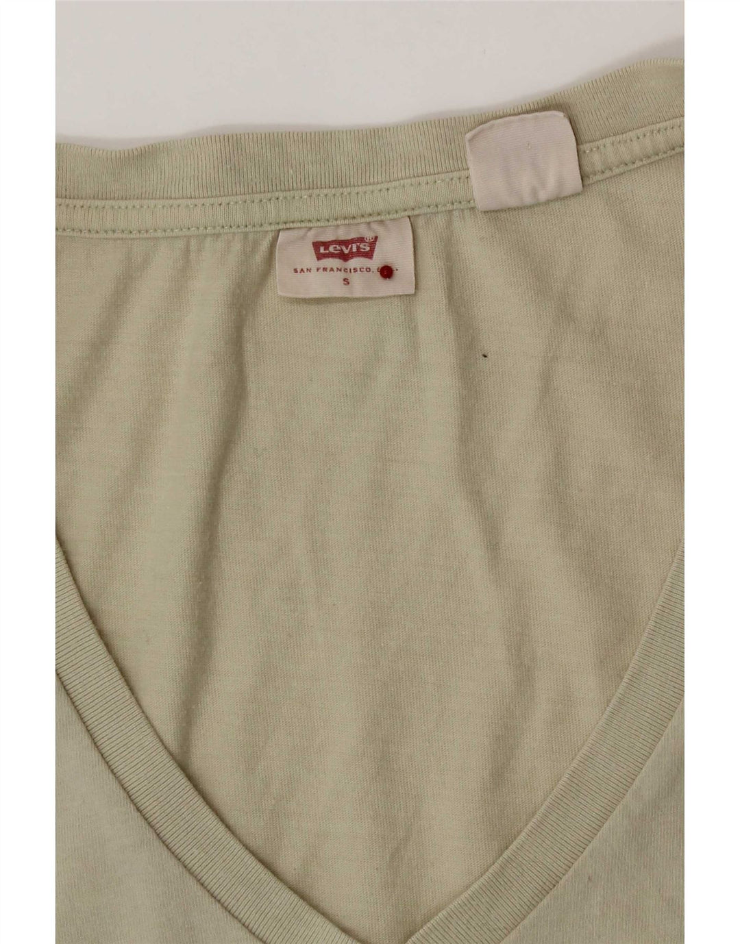 Levi's Womens T-Shirt Top UK 10 Small Beige