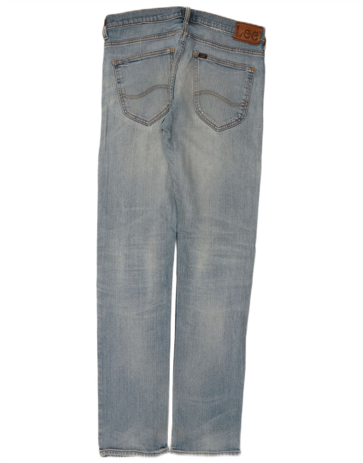 LEE Mens Powell Slim Jeans W32 L34 Blue Cotton