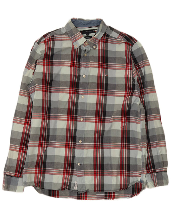 Tommy Hilfiger Chemise Regular Fit Homme Grand Carreau Multicolore Coton