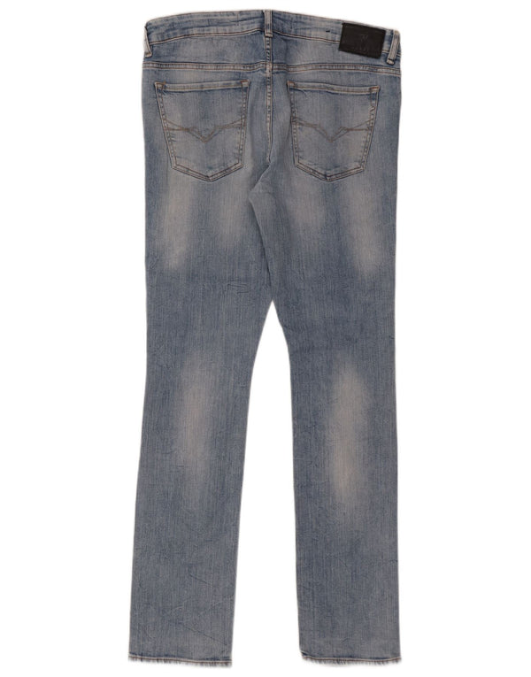 Jeans skinny da uomo Guess W33 L32 in cotone blu