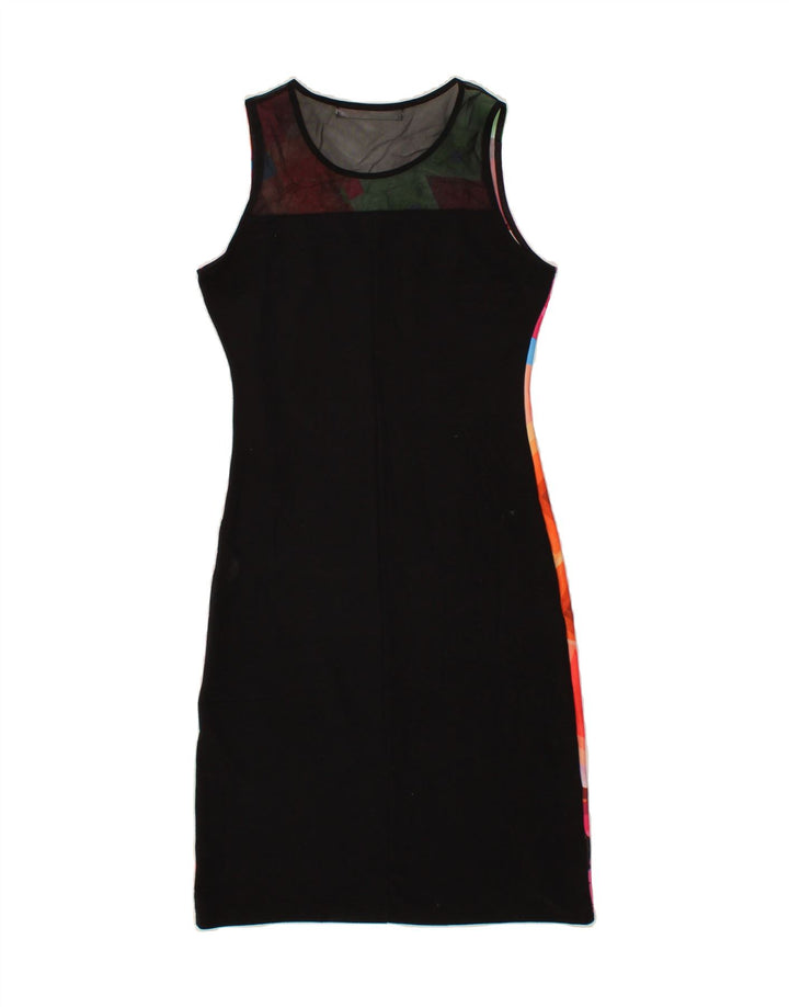 DESIGUAL Womens Sleeveless Sheath Dress UK 12 MMedium Multicoloured Vintage Desigual and Second-Hand Desigual from Messina Hembry 