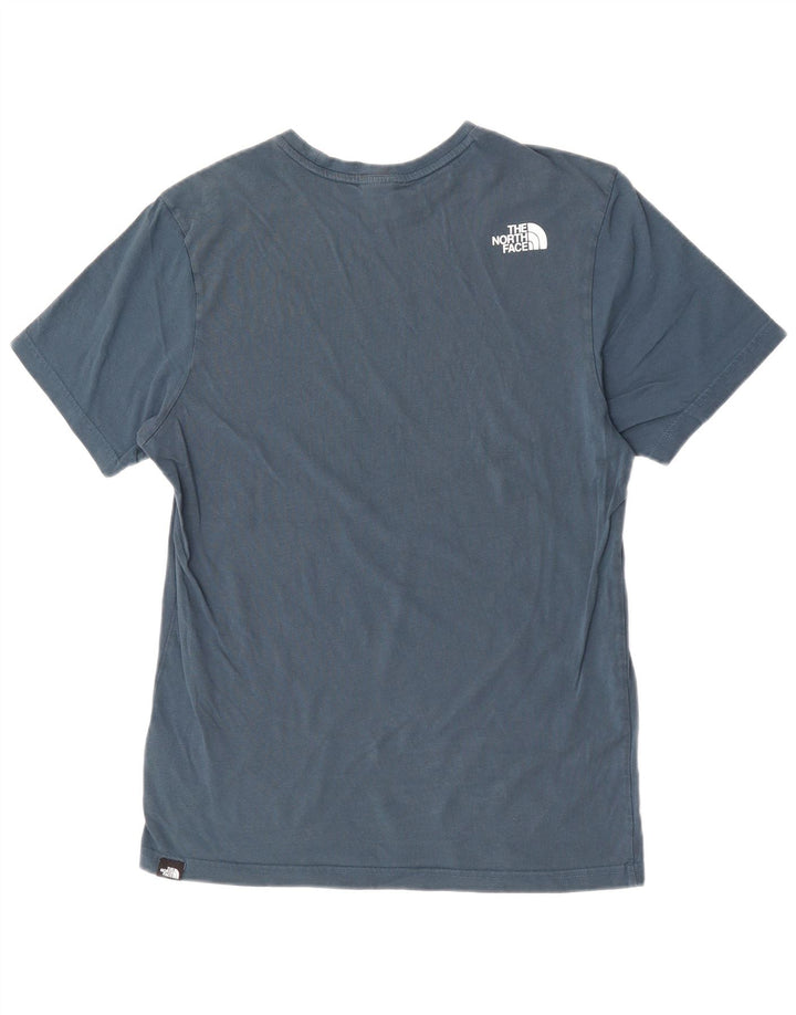 The North Face T-Shirt Homme Bleu Moyen Coton
