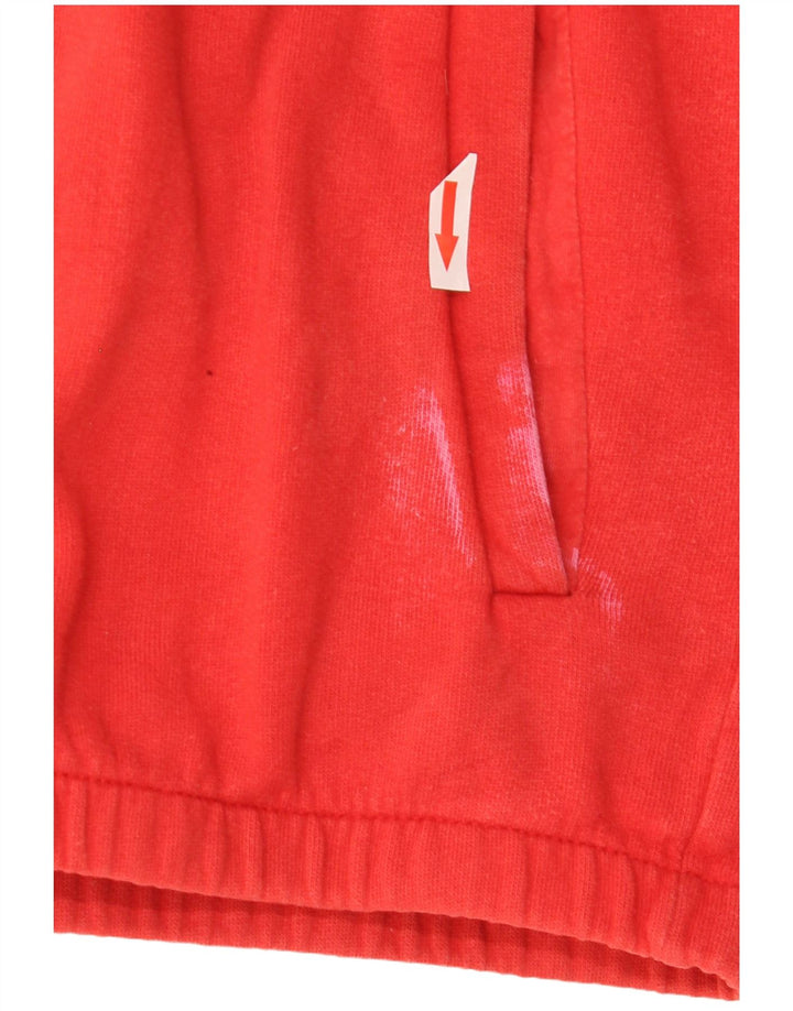 French Connection Womens Tracksuit Top Jacket UK 16 Large Red Colourblock