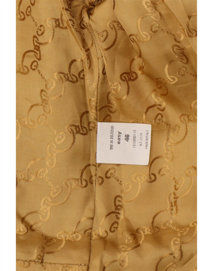 EASY Womens Double Breasted Coat IT 46 Large Beige Wool Vintage Easy and Second-Hand Easy from Messina Hembry 