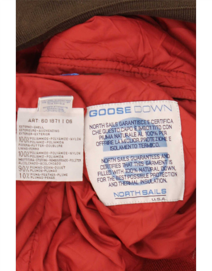 North Sails Herren Wattierte Jacke UK 44 2XL Braun Polyamid