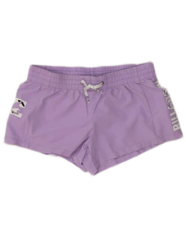 Pantaloncini sportivi grafici per ragazze Billabong 9-10 anni in poliestere viola