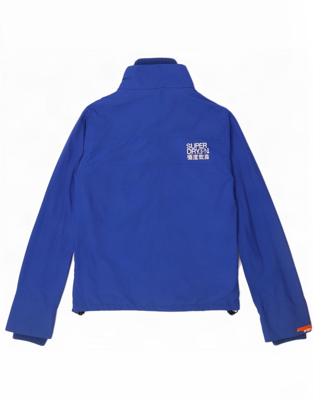 Superdry Chubasquero Mujer UK 40 Medium Blue Nylon