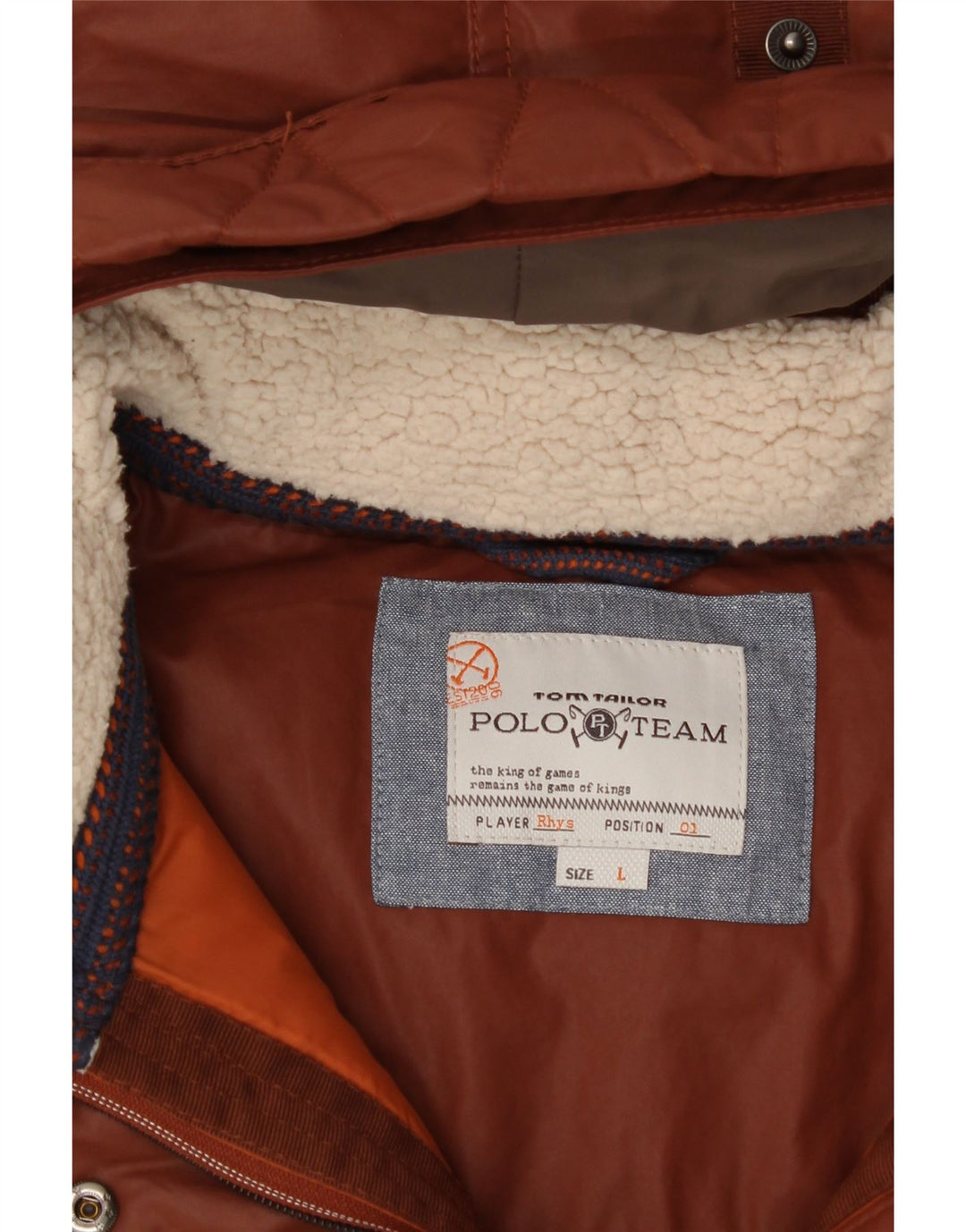 TOM TAILOR Womens Hooded Padded Gilet UK 14 Large Brown Polyester Vintage Tom Tailor and Second-Hand Tom Tailor from Messina Hembry 