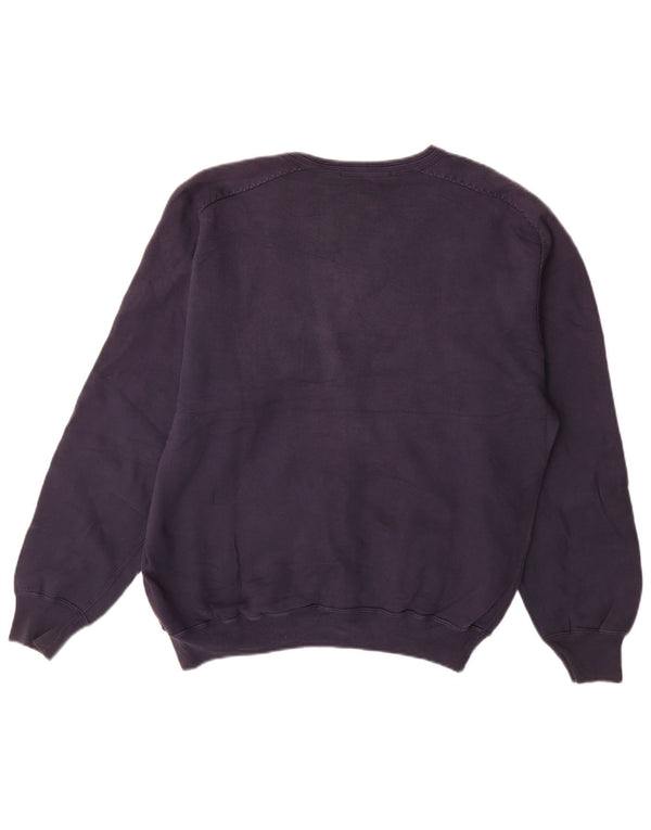 Best Company Mens Cardigan Sweater Medium Navy Blue Cotton