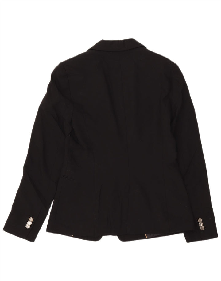 Jachetă pentru femei Zara cu 1 nasture EU 36 XS Poliester negru