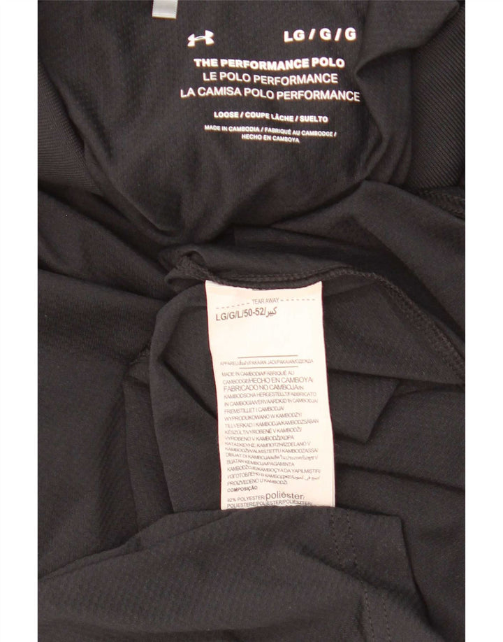 Under Armour Polo Homme Grand Noir Polyester