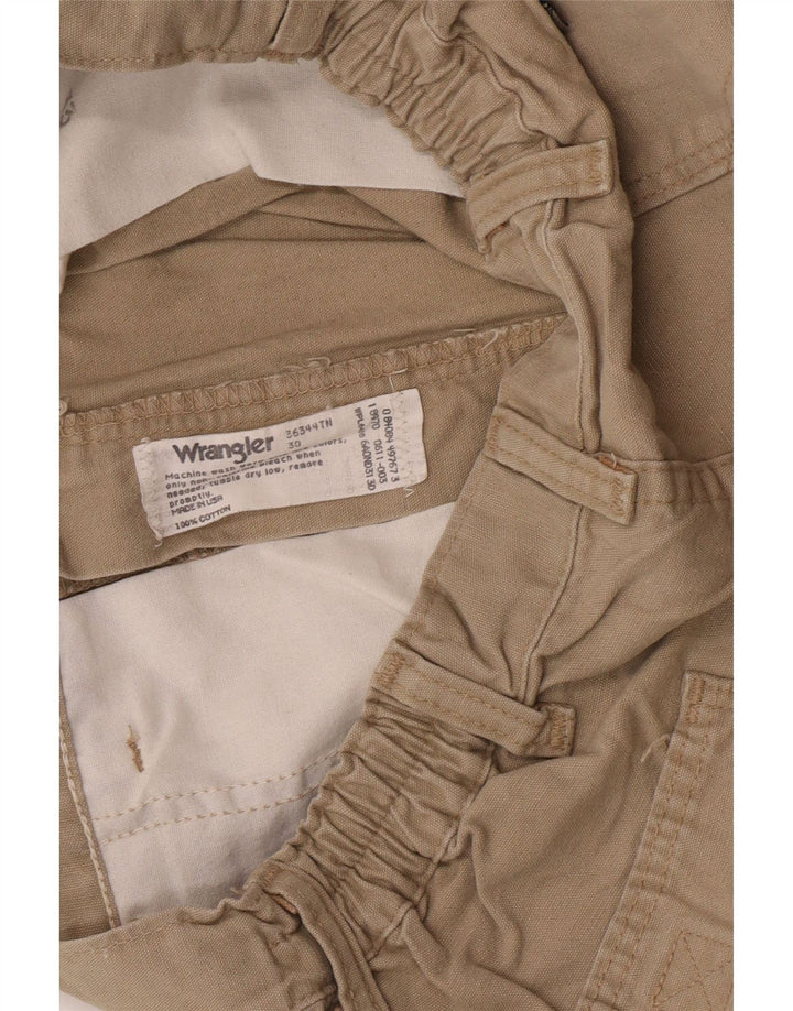 Pantaloni scurti chino Wrangler pentru femei W30, bumbac mediu bej