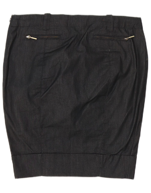 Guess By Marciano Womens Pencil Skirt IT 46 Large W34 Grey Cotton