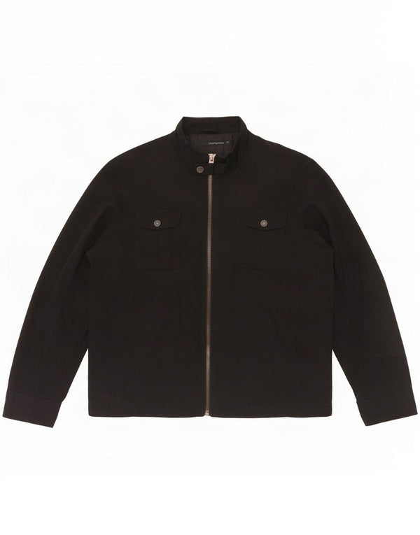 Calvin Klein Jeans Chaqueta Bomber para Hombre UK 44 2XL Algodón Negro