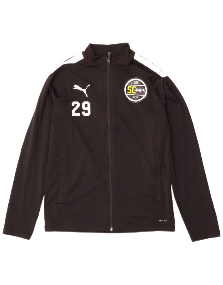 Giacca da tuta da ragazzo PUMA 13-14 anni Poliestere color block nero