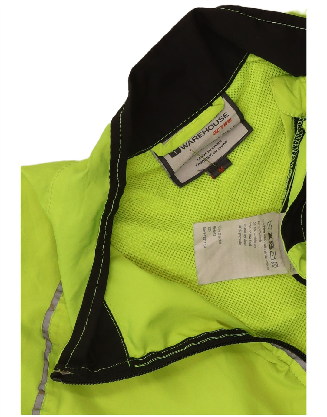 Mountain Warehouse Regnjakke til mænd UK 38 Medium Yellow Colourblock