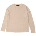 Marks & Spencer Womens Crew Neck Jumper Sweater UK 12 Medium White Acrylic