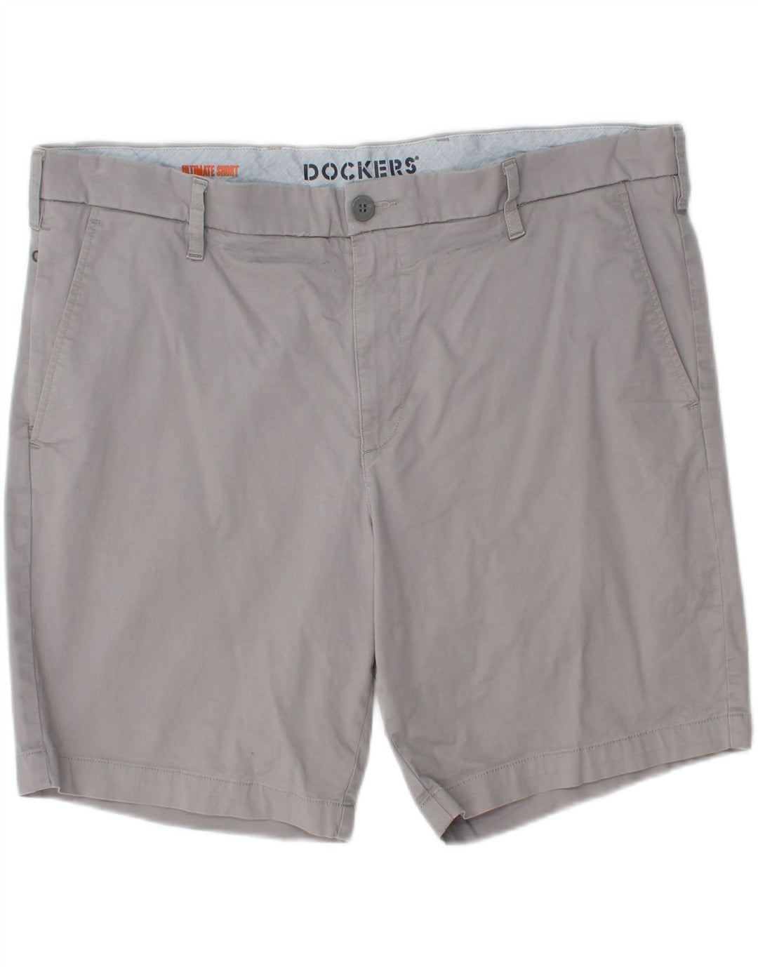 DOCKERS Mens Flex Chino Shorts W40 XL Grey Cotton Vintage Dockers and Second-Hand Dockers from Messina Hembry 