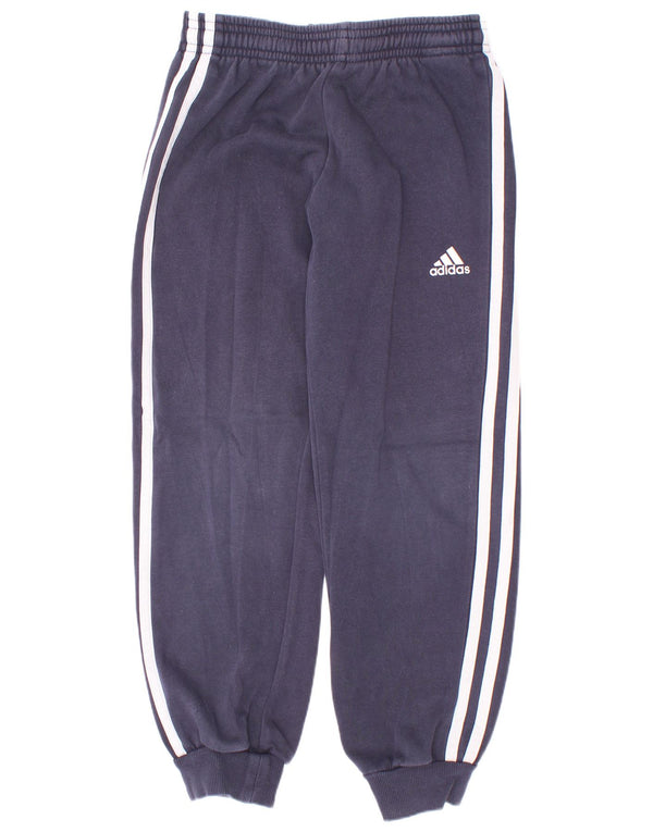 Pantaloni della tuta da ragazzo Adidas Joggers 6-7 anni in cotone blu navy