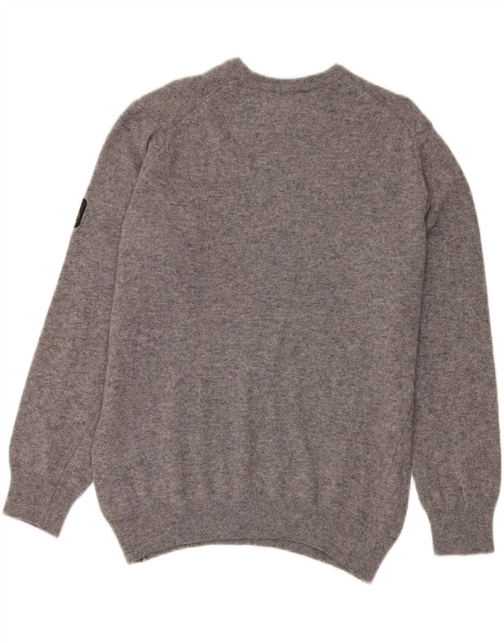 REFRIGIWEAR Mens Crew Neck Jumper Sweater Medium Grey