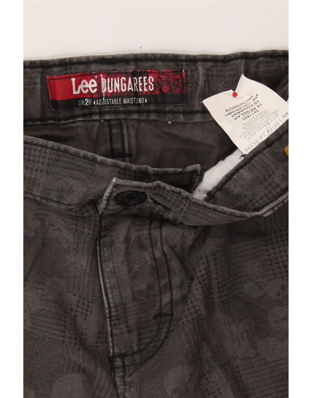 LEE Boys Cargo Shorts 9-10 Years W24  Brown Check Cotton Vintage Lee and Second-Hand Lee from Messina Hembry 