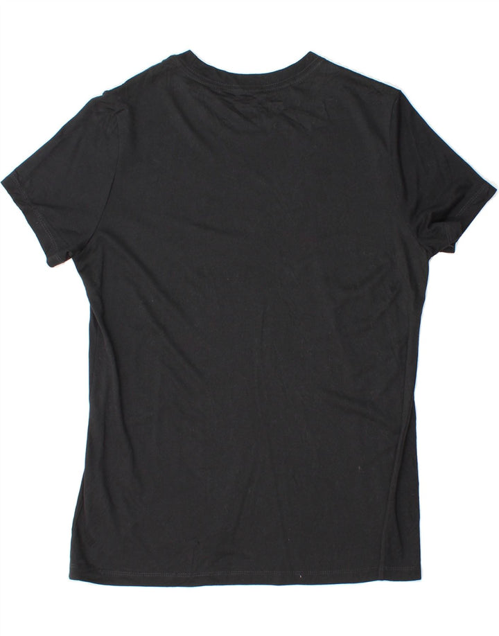 NIKE Womens Dri Fit T-Shirt Top UK 14 Medium Black Polyester Vintage Nike and Second-Hand Nike from Messina Hembry 