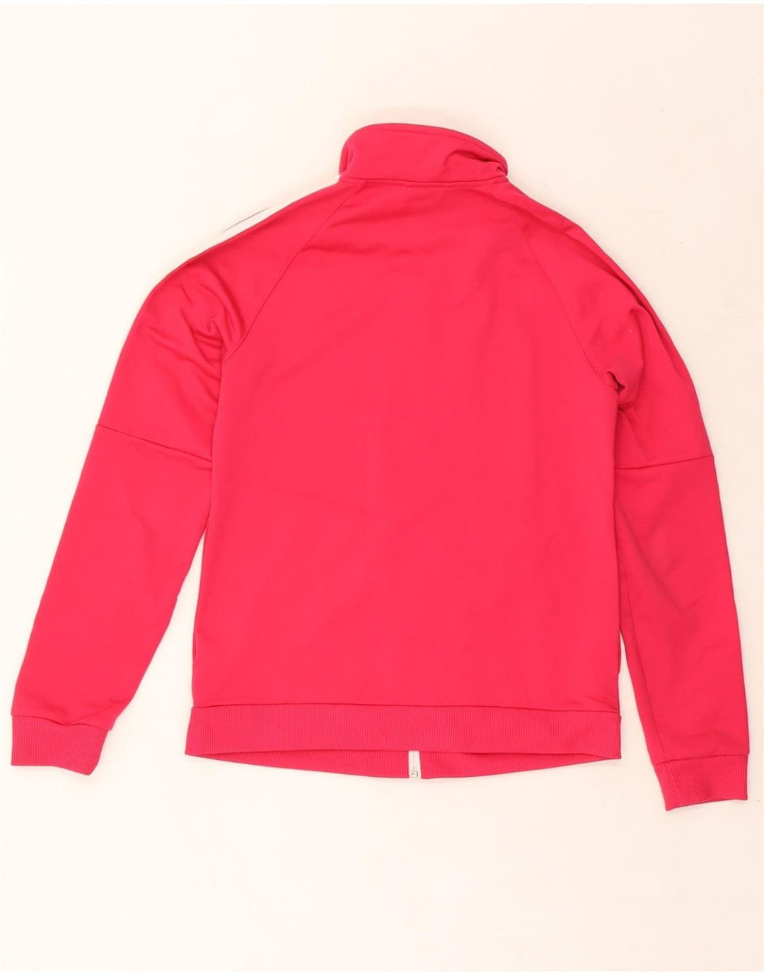 ADIDAS Womens Tracksuit Top Jacket UK 4/6 XS Pink Polyester