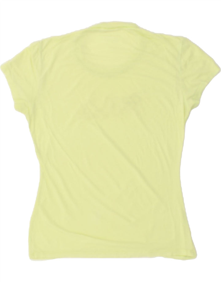 FILA Womens Graphic T-Shirt Top UK 16 Large Yellow | Vintage Fila | Thrift | Second-Hand Fila | Used Clothing | Messina Hembry 