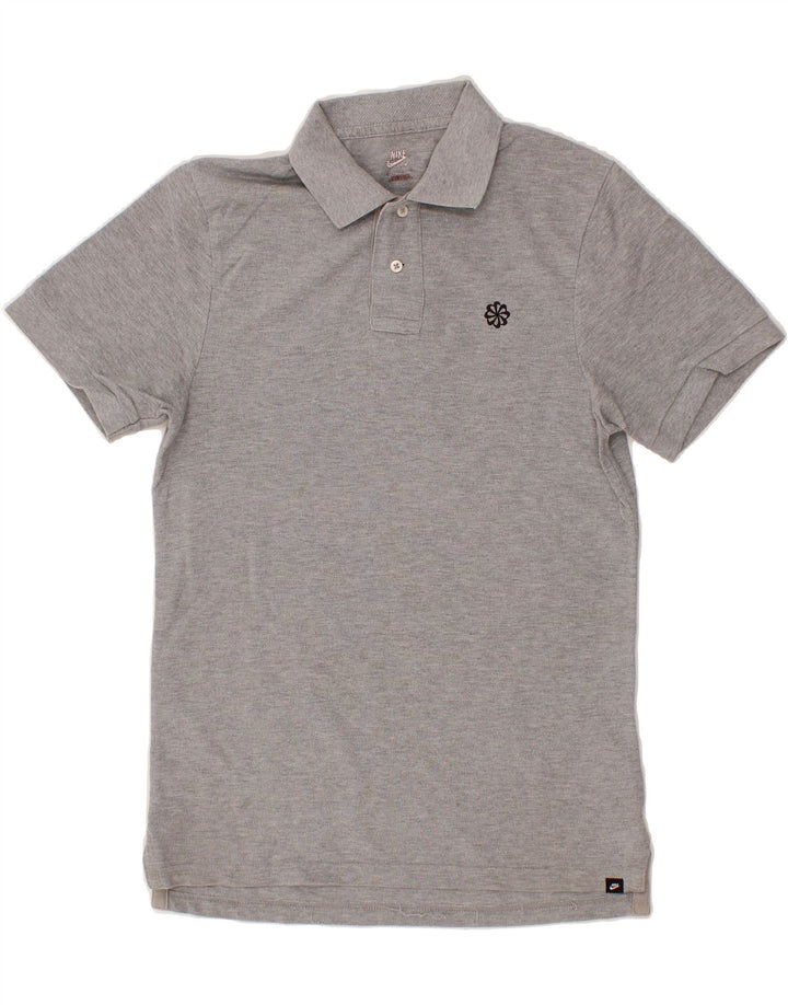 NIKE Mens Polo Shirt Small Grey Cotton Vintage Nike and Second-Hand Nike from Messina Hembry 
