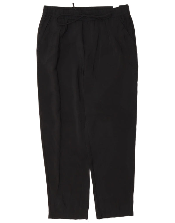Schmale, verkürzte Damenhose von Zara, Größe M, W28, L25, Schwarz, Modal