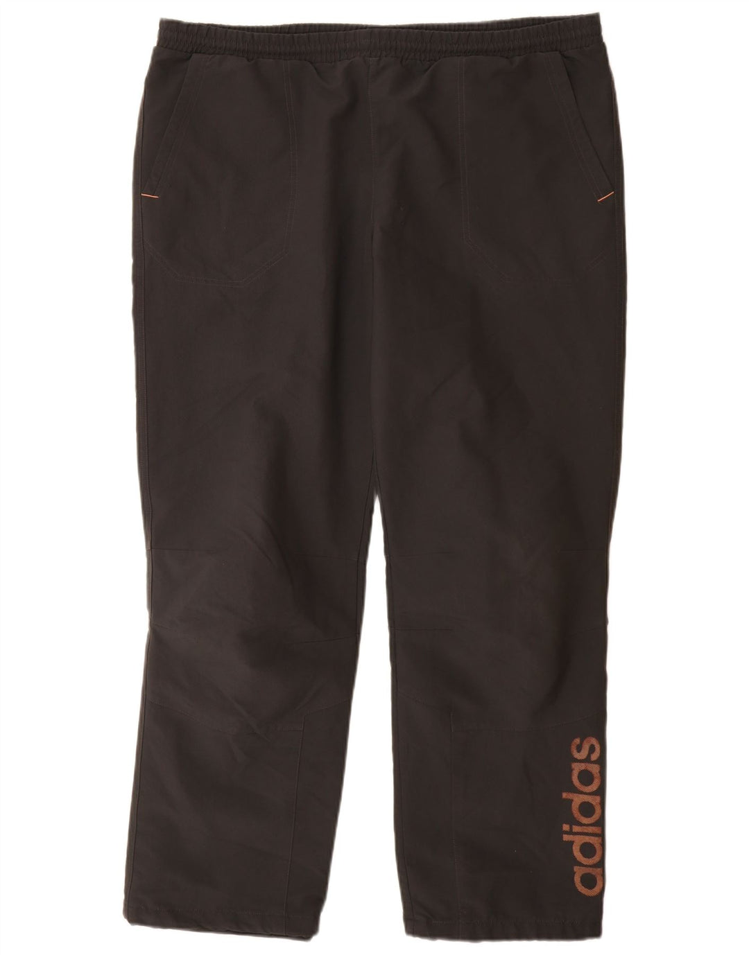 ADIDAS Mens Graphic Tracksuit Trousers Large Grey Polyester