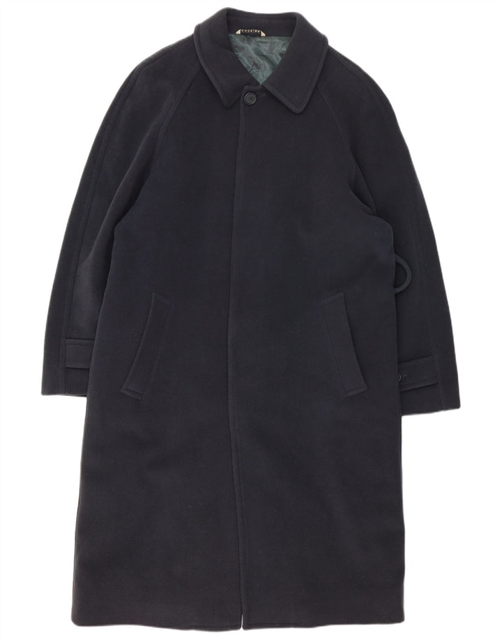 Rodrigo Herrenmantel IT 48 Mittelmarineblaue Wolle