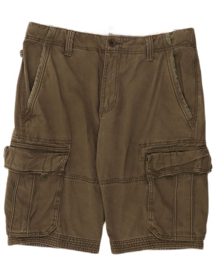 Fat Face Mens Cargo Shorts W34 Large Khaki Cotton