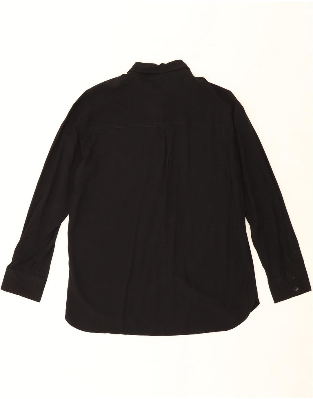 BENETTON Womens Shirt UK 14 Medium Black Vintage Benetton and Second-Hand Benetton from Messina Hembry 