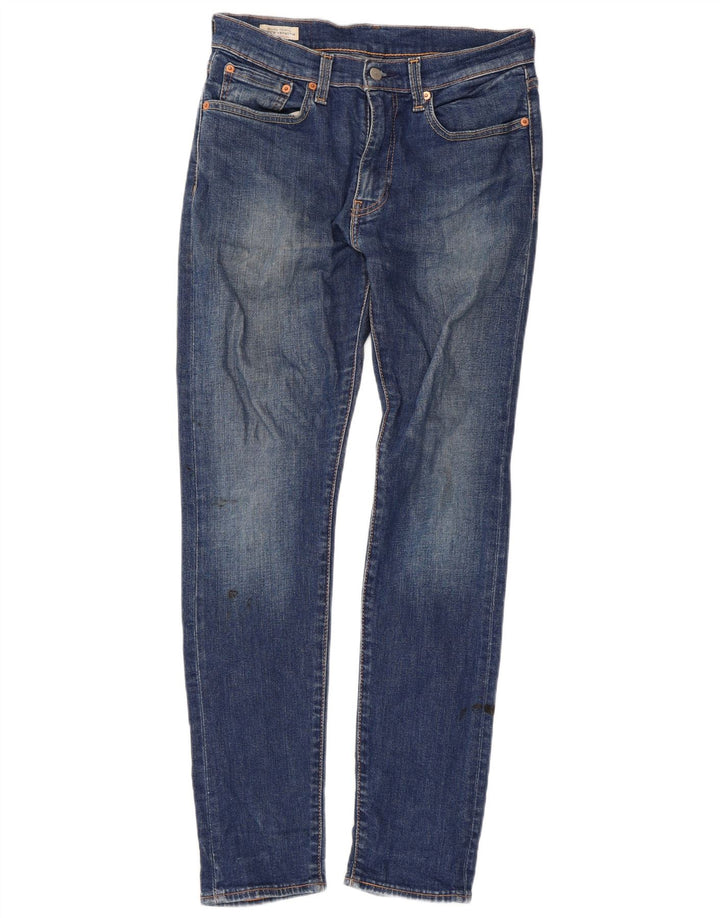 Levi's Herre 519 Slim Jeans W31 L32 Blå Bomuld