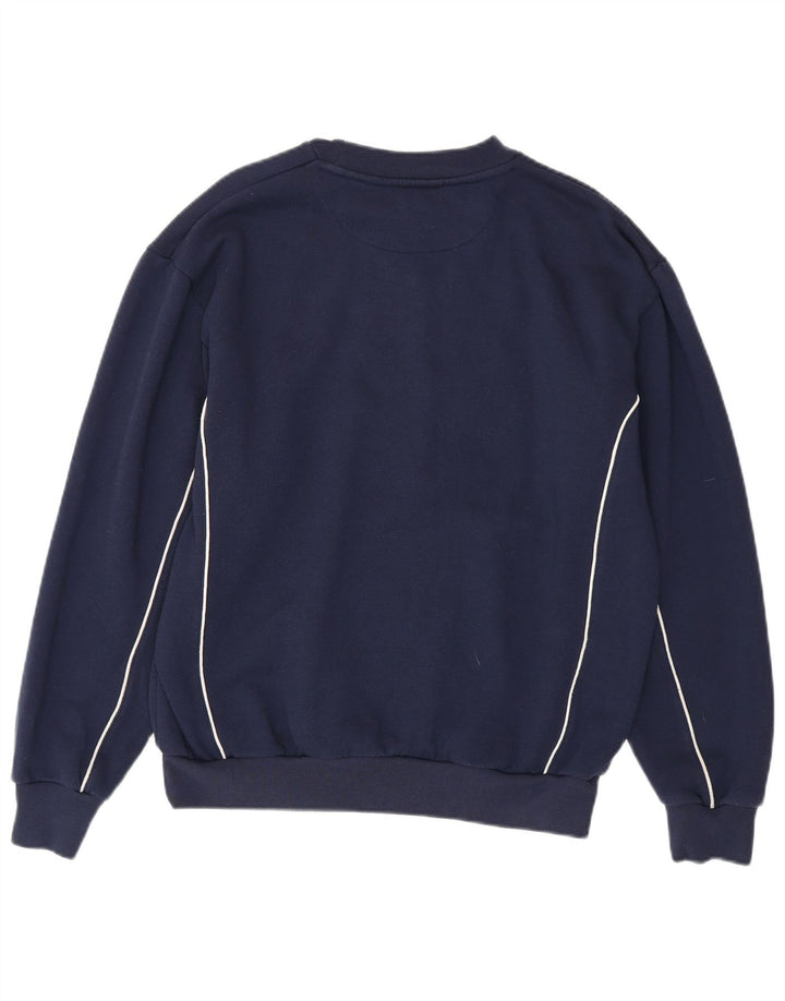 Umbro Mens Sweatshirt Jumper Medium Navy Blue Polyester