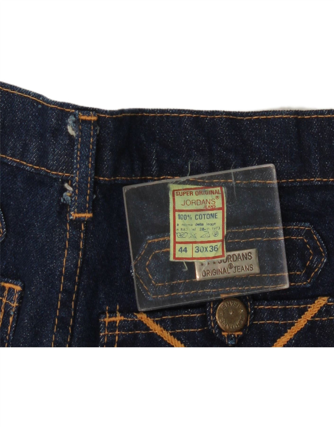 Vintage Womens Bootcut Jeans W30 L33 Navy Blue Cotton
