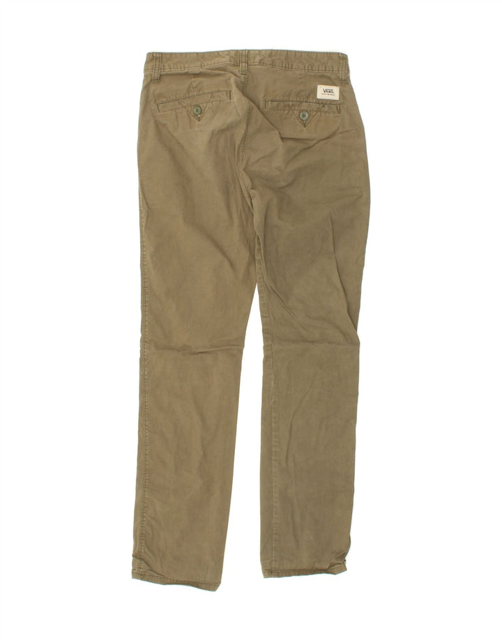 VANS Womens Slim Chino Trousers W28 L28 Beige Vintage Vans and Second-Hand Vans from Messina Hembry 