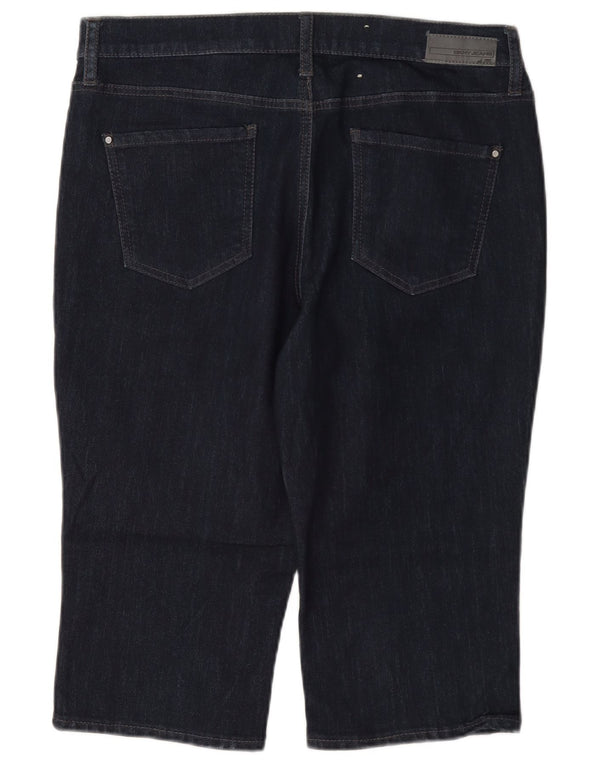 Dkny Ludlow Bermuda Denim pour femme US 8 Medium W30 L16 Bleu marine