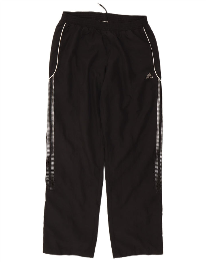 Adidas Womens Climalite Tracksuit Trousers UK 12 Medium Black Polyester
