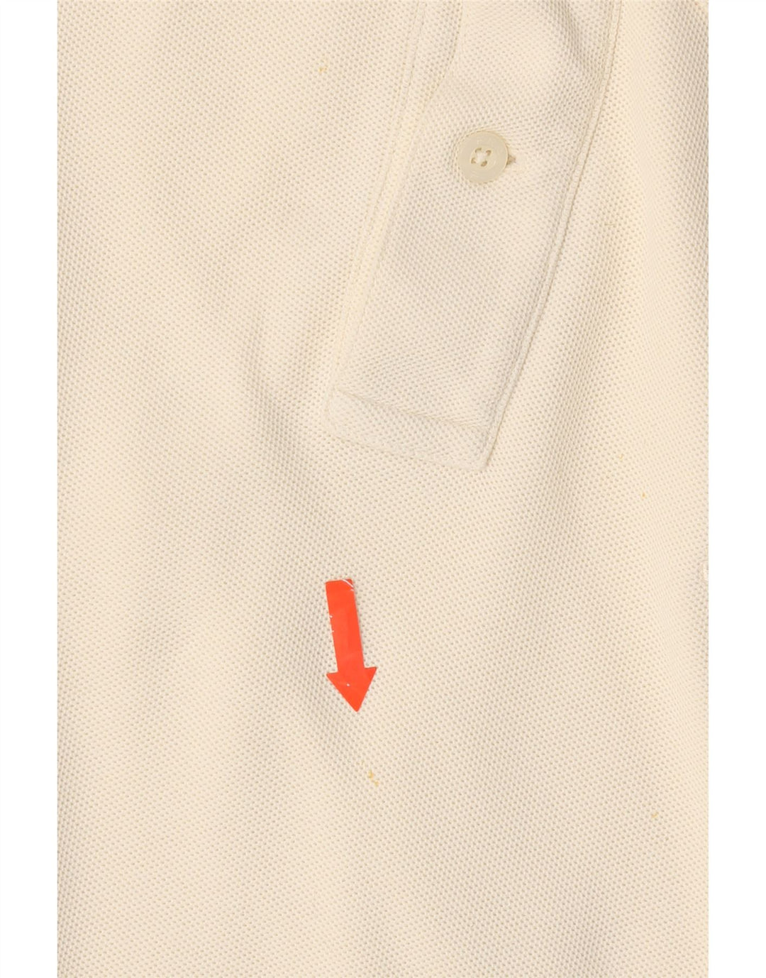 FILA Mens Polo Shirt IT 48 Medium Beige Vintage Fila and Second-Hand Fila from Messina Hembry 