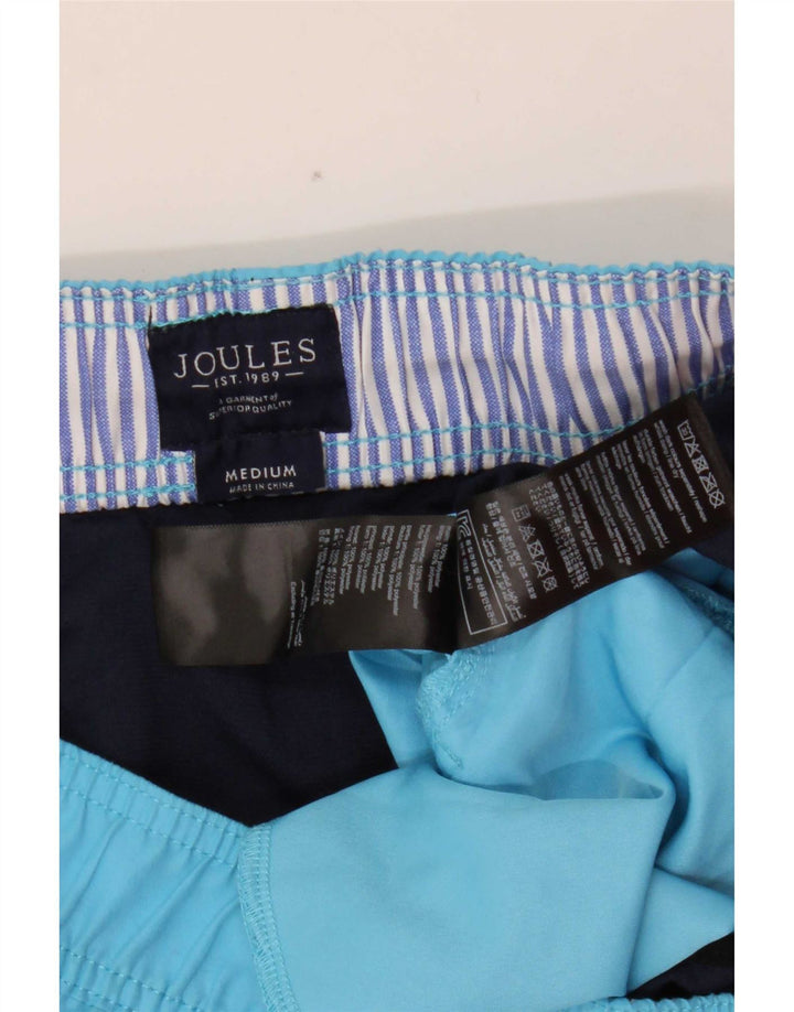 Joules Mens Swimming Shorts Medium Blue Polyester