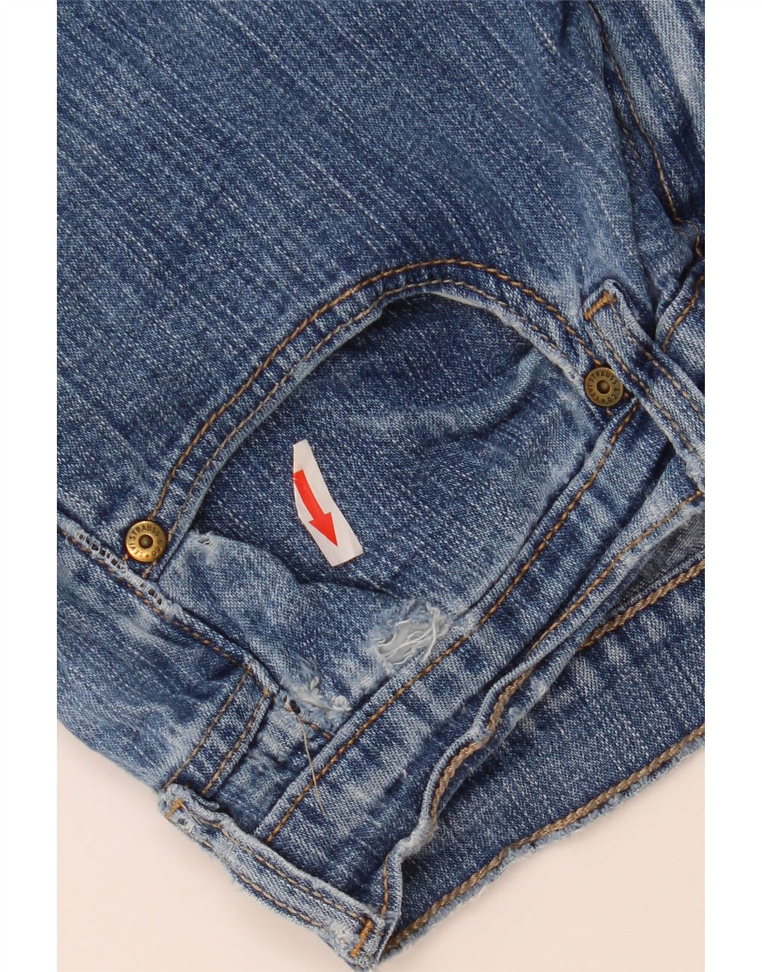 Levi's Damen 515 Bootcut Jeans US 8 Medium W30 L34 Blaue Baumwolle