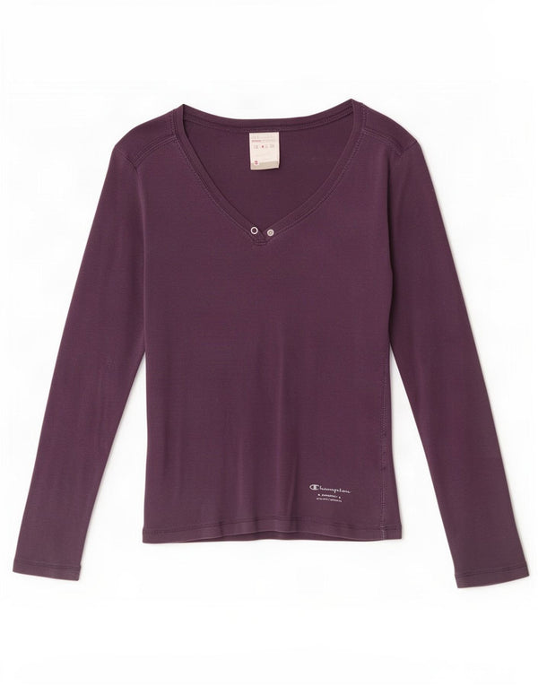 Champion Womens Heritage Classics Majica dugih rukava UK 8 Mala ljubičasta