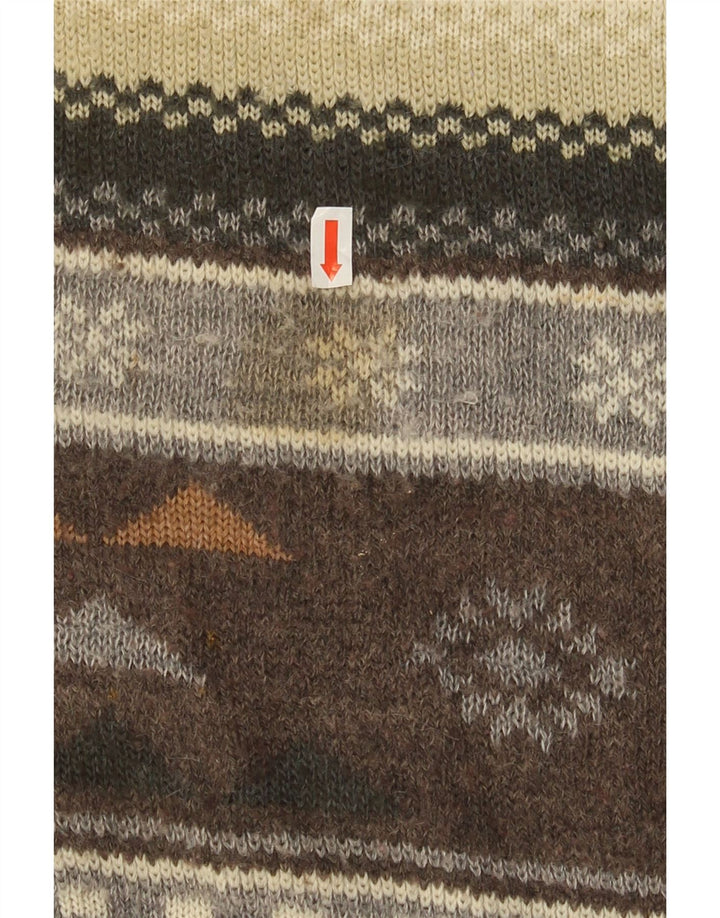 Marks & Spencer Mens St. Michael Crew Neck Jumper Sweater Small Brown