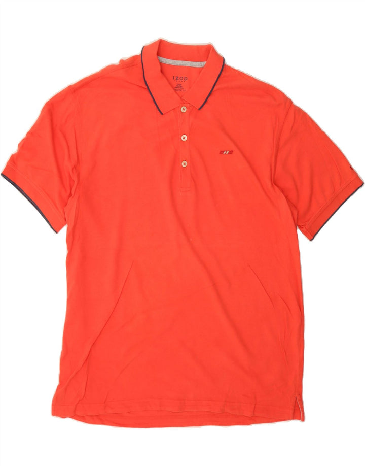 IZOD Mens Athletic Fit  Polo Shirt Large Pink Vintage Izod and Second-Hand Izod from Messina Hembry 