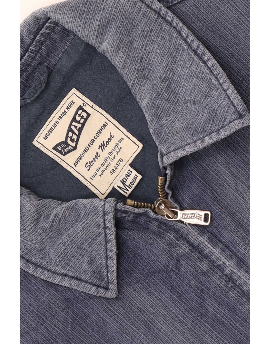 Gas Mens Utility Jacket UK 38 Medium Blue